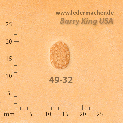 Barry King USA - Pebble Grounder Oval - Size 2