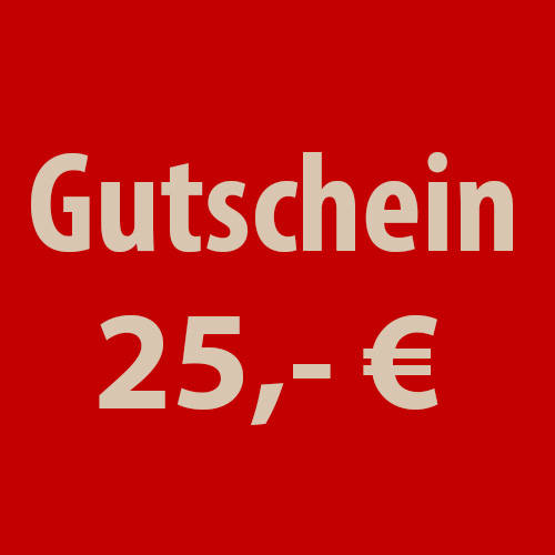 Gutschein 25 Euro