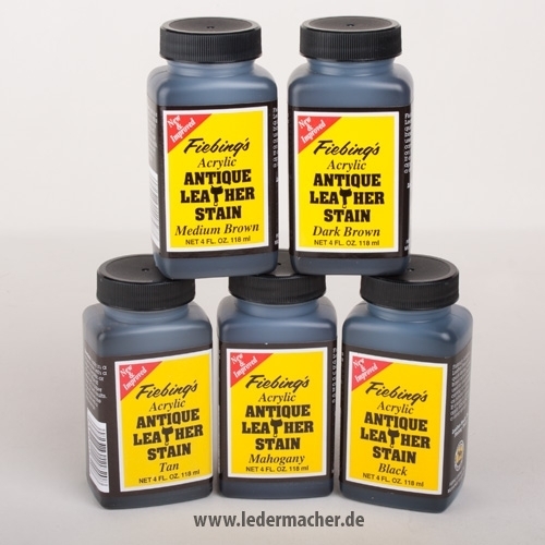 Fiebings Antique Leather Stain schwarz 118 ml