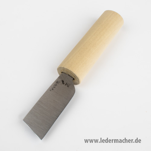 japanisches Ledermesser/Schärfmesser - 24mm - gewinkelt