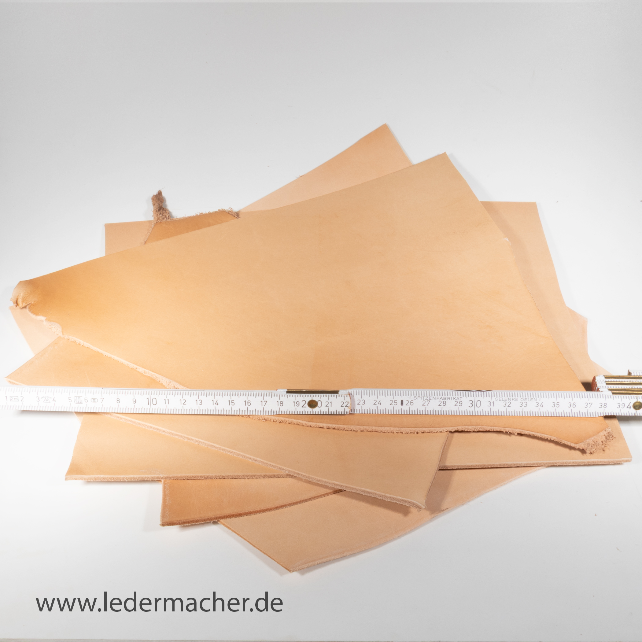Blankleder Croupon Reste 4-4,5 mm 1 kg