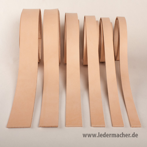 Blanklederriemen 38 mm 1,8 - 2,0 mm 1,20 Meter